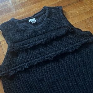J crew knit black dress